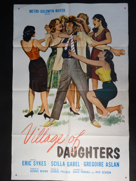 Vintage VILLAGE OF DAUGHTERS one-sheet