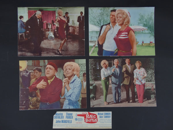 PANIC BUTTON 1964 - set of 4 Lobby Cards