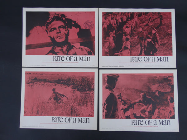 FATE OF A MAN 1959 - set of 4 Lobby Cards