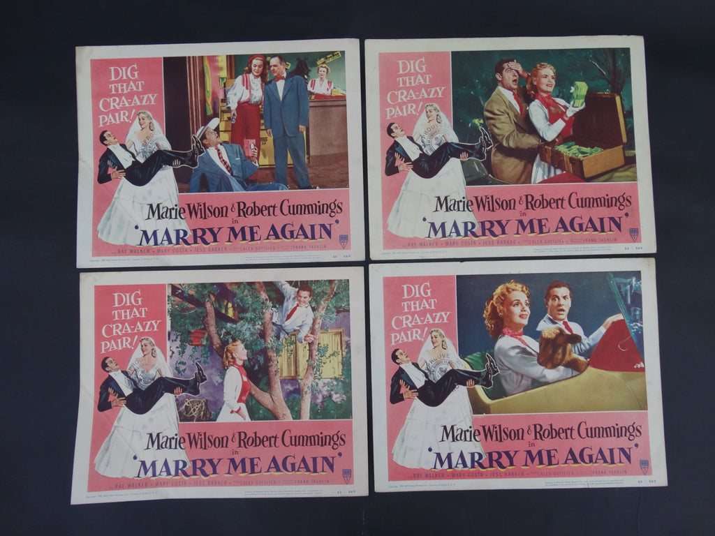 Marry Me Again 4 Lobby Cards