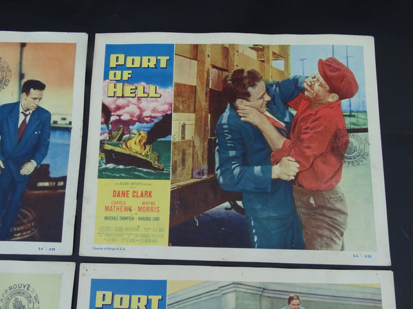 Port of Hell (1954) 4 Lobby Cards