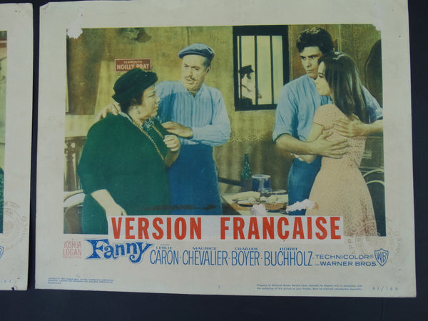Fanny (1961) 4 Lobby Cards