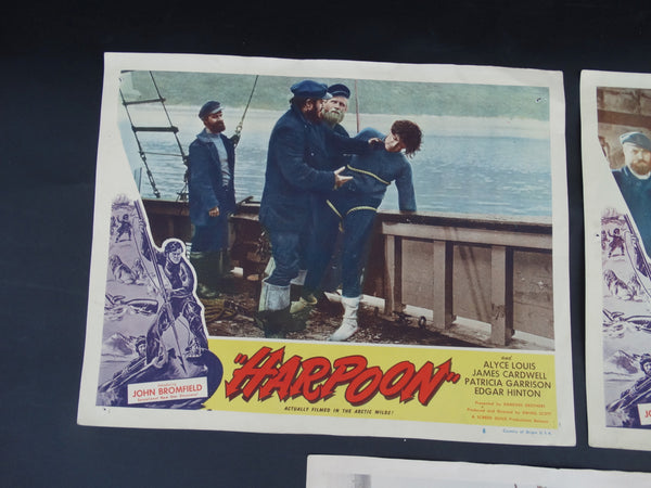 Harpoon (1948) 3 Lobby Cards