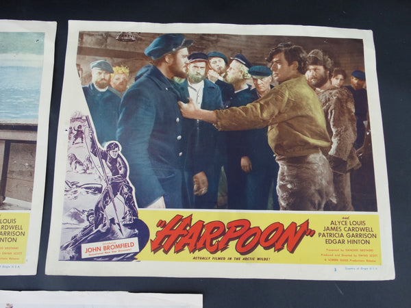 Harpoon (1948) 3 Lobby Cards