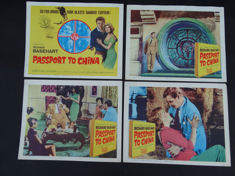 Passport To China (1960) 4 lobby Cards