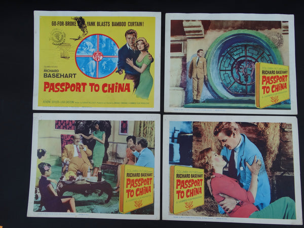 Passport To China (1960) 4 lobby Cards