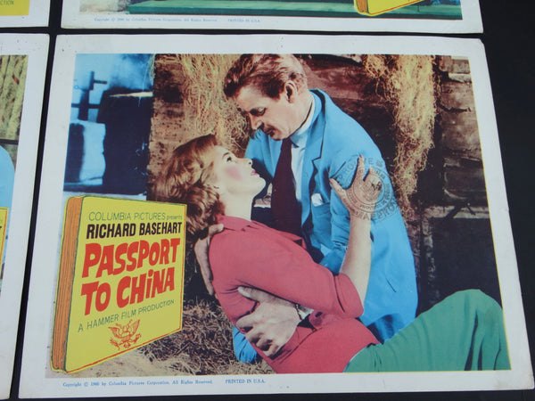 Passport To China (1960) 4 lobby Cards