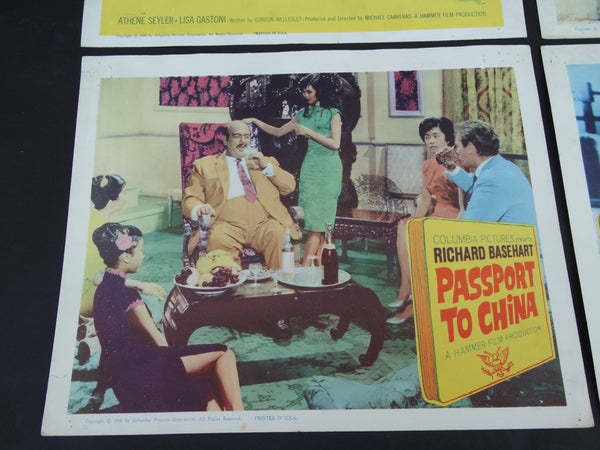 Passport To China (1960) 4 lobby Cards