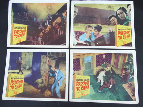 Passport To China (1960) 4 Lobby Cards