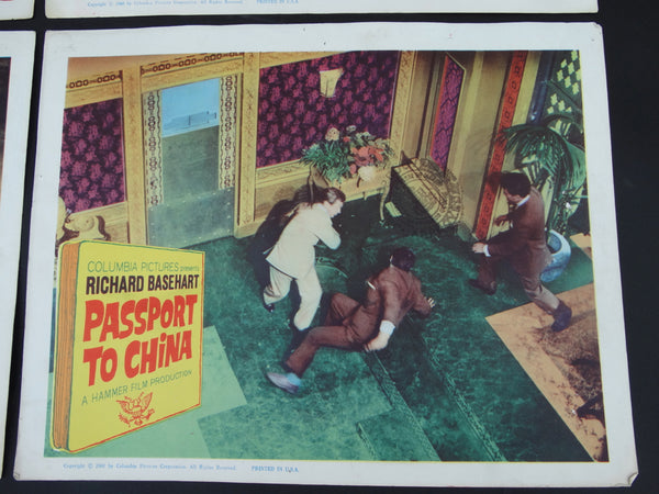 Passport To China (1960) 4 Lobby Cards