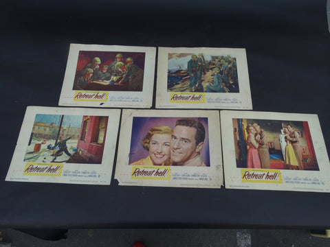 Retreat, Hell! (1952) 5 Lobby Cards