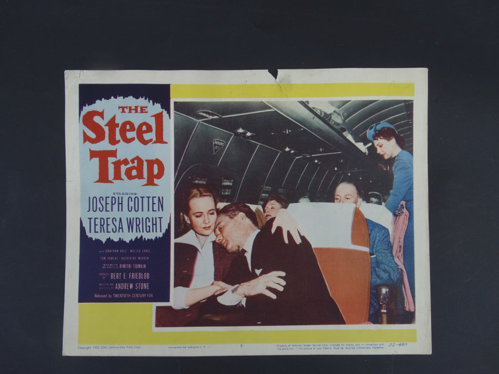 The Steel Trap (1952) Lobby Card