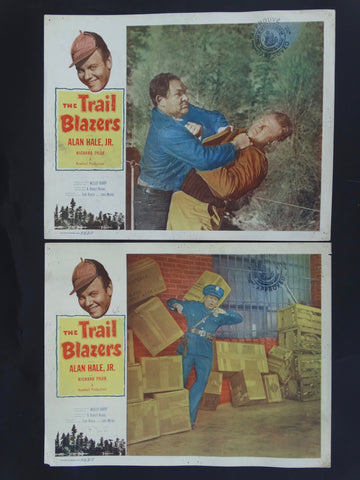 THE TRAIL BLAZERS 1953- Set of 2 Lobby Cards