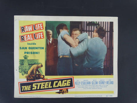 The Steel Cage - set of 2 lobby cards