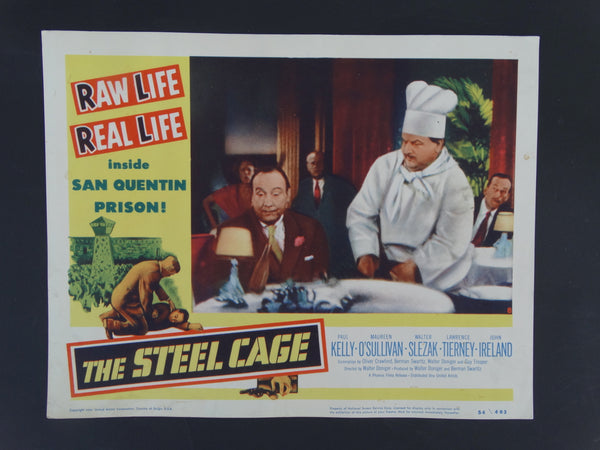 The Steel Cage - set of 2 lobby cards