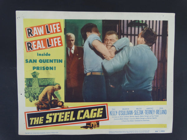 The Steel Cage - set of 2 lobby cards