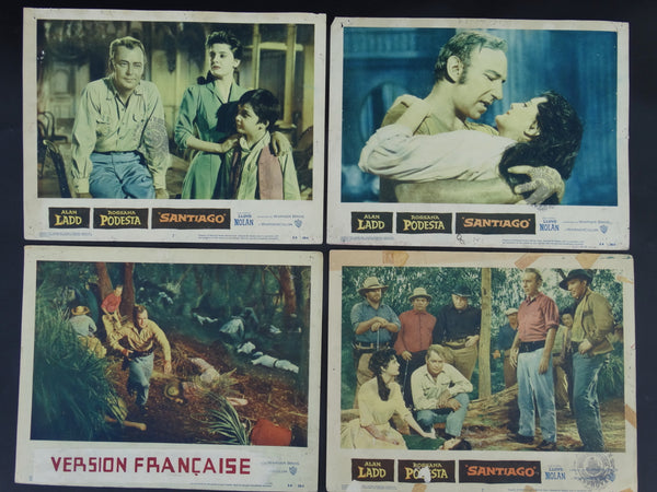 SANTIAGO 1956 - set of 4 Lobby Cards #2