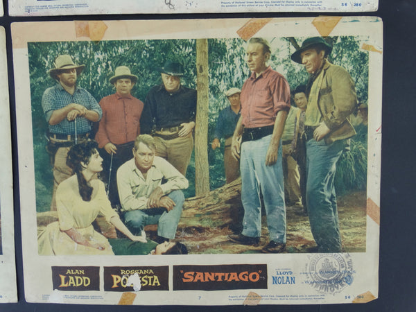 SANTIAGO 1956 - set of 4 Lobby Cards #2