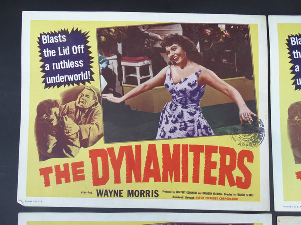 THE DYNAMITERS 1956 - Set of 4 Lobby Cards #2