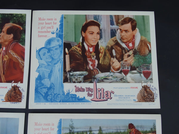 MAKE WAY FOR LILA 1958 - set of 4 Lobby Cards