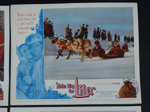 MAKE WAY FOR LILA 1958 -- Set of 4 Lobby Cards #2