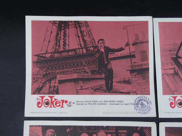THE JOKER 1960 (Le Farceur) - set of 4 Lobby Cards #1