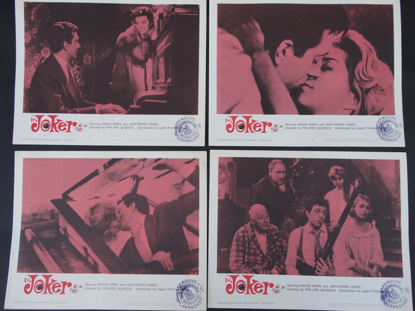 THE JOKER 1960 (Le Farceur)-- set of 4 Lobby Cards #2