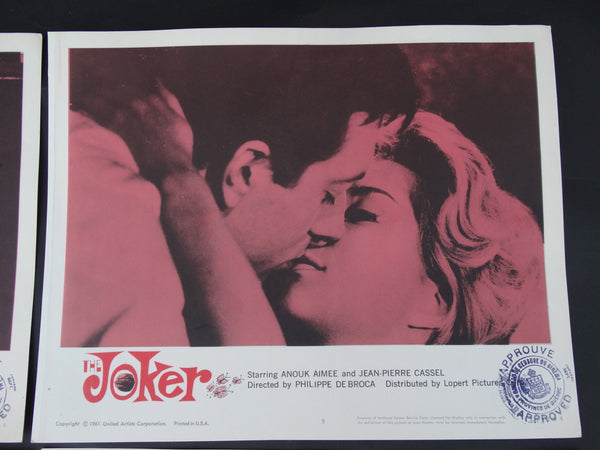 THE JOKER 1960 (Le Farceur)-- set of 4 Lobby Cards #2