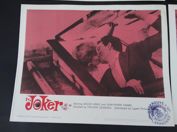 THE JOKER 1960 (Le Farceur)-- set of 4 Lobby Cards #2