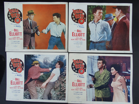 DIAL RED O 1955 - set of 4 Lobby Cards #1