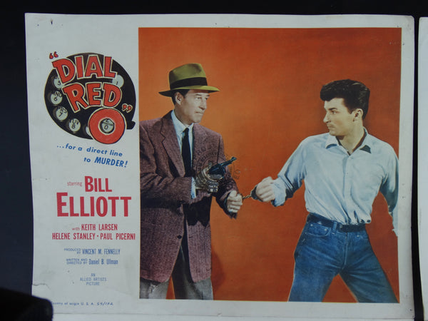 DIAL RED O 1955 - set of 4 Lobby Cards #1