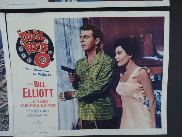 DIAL RED O 1955 - set of 4 Lobby Cards #1