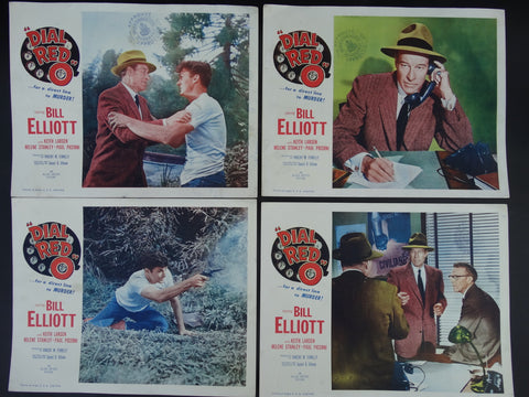 DIAL RED O 1955 - Set of 4 Lobby Cards #2