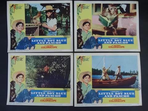 LITTLE BOY BLUE AND PANCHO  1963- Set of 4 lobby cards