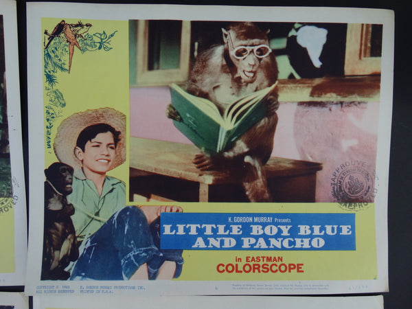 LITTLE BOY BLUE AND PANCHO  1963- Set of 4 lobby cards