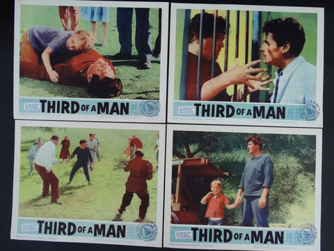 Third of a Man 1962 -- Set of 4 Lobby Cards