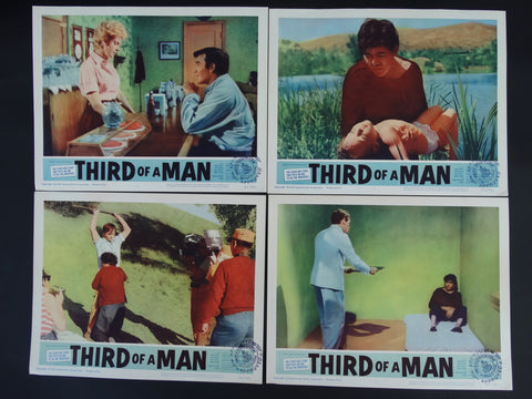 Third of a Man 1962 - Set of 4 lobby Cards