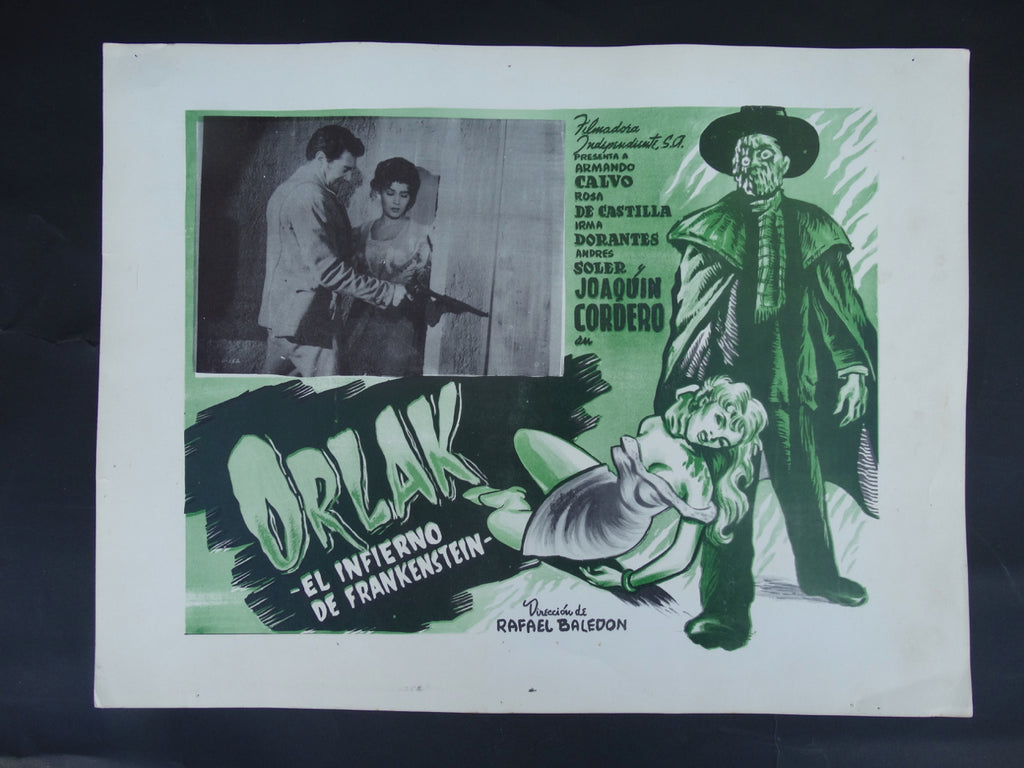 Orlak, el Infierno de Frankenstein (The Hell of Frankenstein 1960) Lobby Card