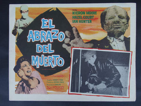 El Abrazo Del Muerto (Doctore Blood's Coffin 1961) Lobby Card