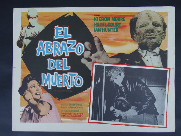 El Abrazo Del Muerto (Doctore Blood's Coffin 1961) Lobby Card
