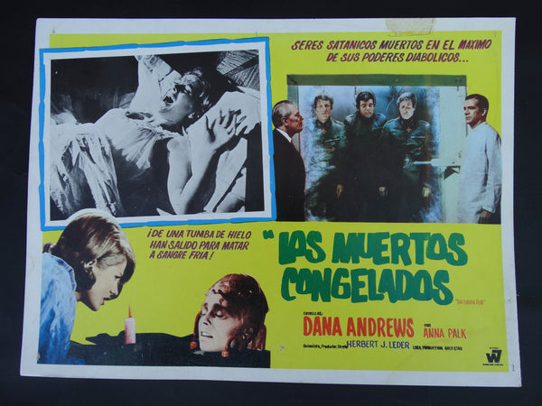 Los Muertos Congelados (The Frozen Dead 1966) Lobby Card