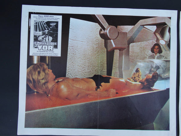 El Mundo de Yor (Yor, The Hunter from The Future 1983) 4 Lobby Cards