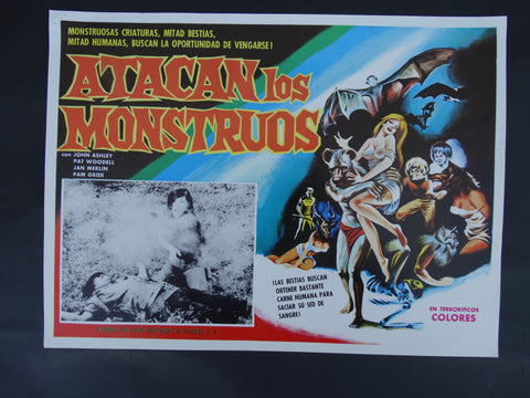 Atacan Los Monstruos (The Twilight People 1972) Lobby Card