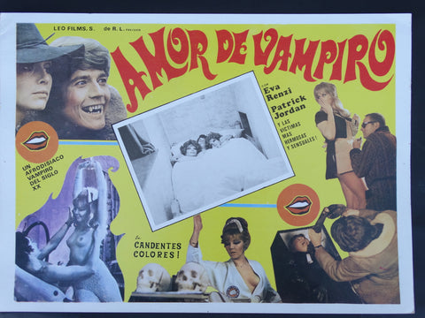 Amor de Vampiro or Beiss Mich Liebling or The Amorous Adventures of a Postman (1970) Lobby Card