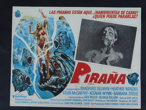 Piraña (Piranha 1978) Lobby Card