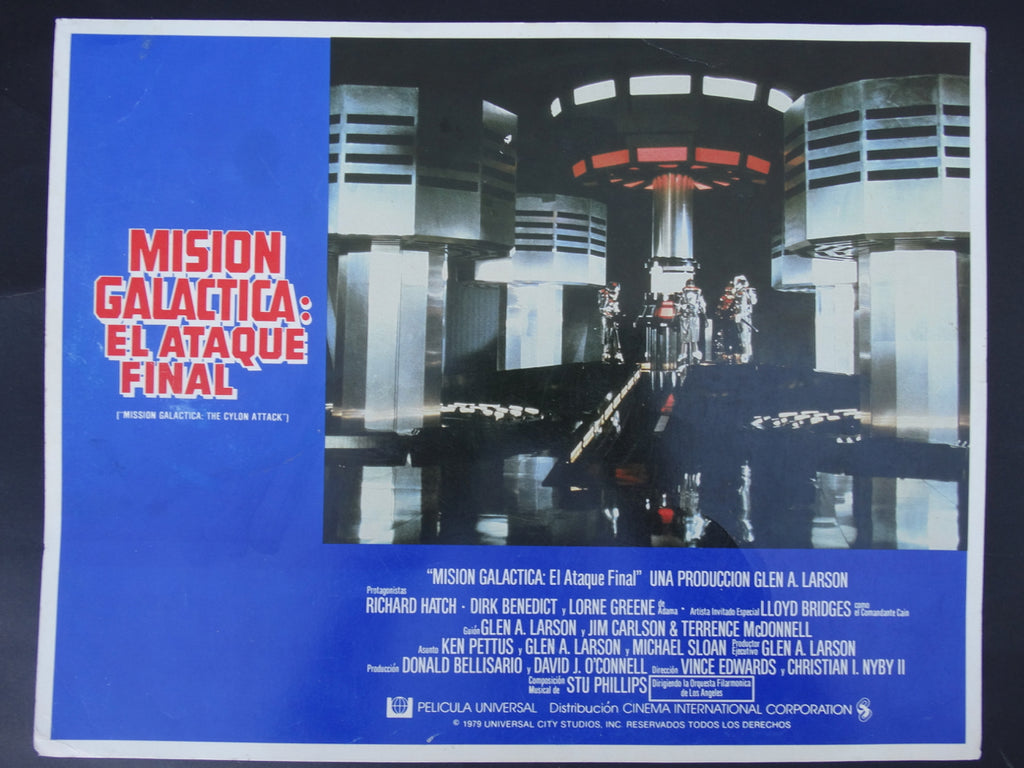 Mision Galactica (Mission Galactica: The Cylon Attack 1979) Lobby Card