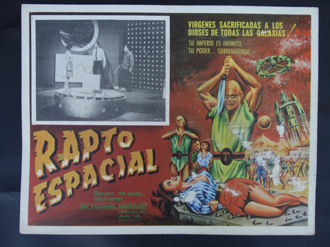 Rapto Especial (the Terrornauts 1957) 2 Lobby Cards