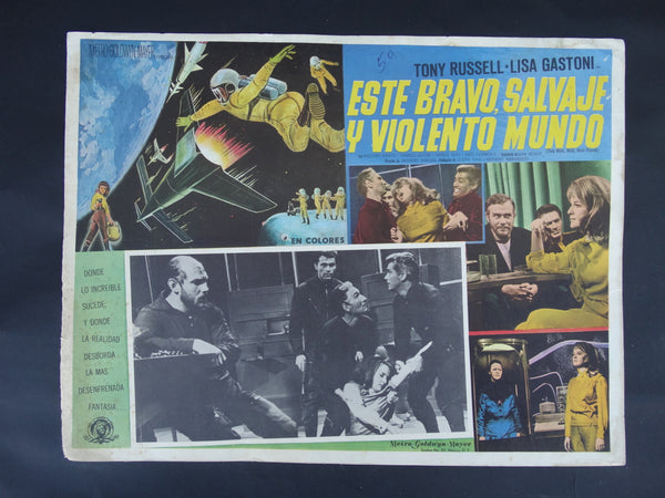 Este Bravo, Salvaje y Violento Mundo (This Wild, Wild Planet 1966) Lobby Card