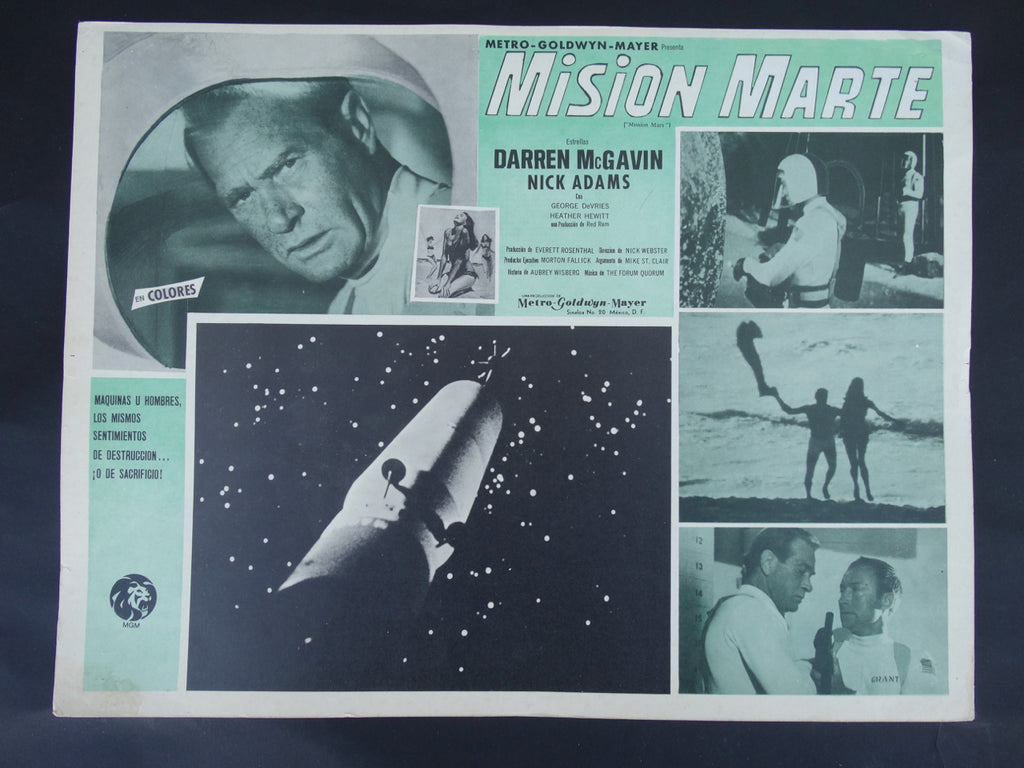 Mision Marte (Mission Mars 1968) Lobby Card