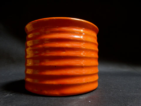 Bauer Ringware Orange Spice Jar w Lid B3012